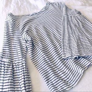 Oliviaceous | Black & White Striped Long Sleeve